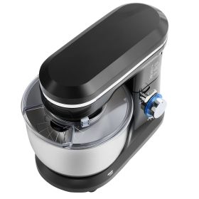 Stand Mixer, 5QT Dough Mixer, 10+P Speeds Tilt-head Food Mixer, Kitchen Mixer with Stainless Steel Bowl, Dough Hook, Wire Whip, Beater, Scraper