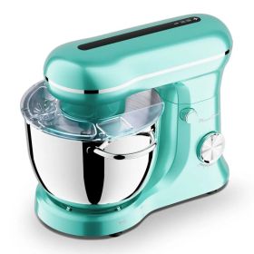 5L & 4.5L Dual  Bowls Stand Mixer, 10 Speed Tilt-Head Food Mixer With Electronic Timer, Dough Mixer With Dishwasher Safe Stainless Steel Bowls, D (Option: SM2542NPRO)